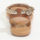 Sandales Raisa - Gold Et Camel