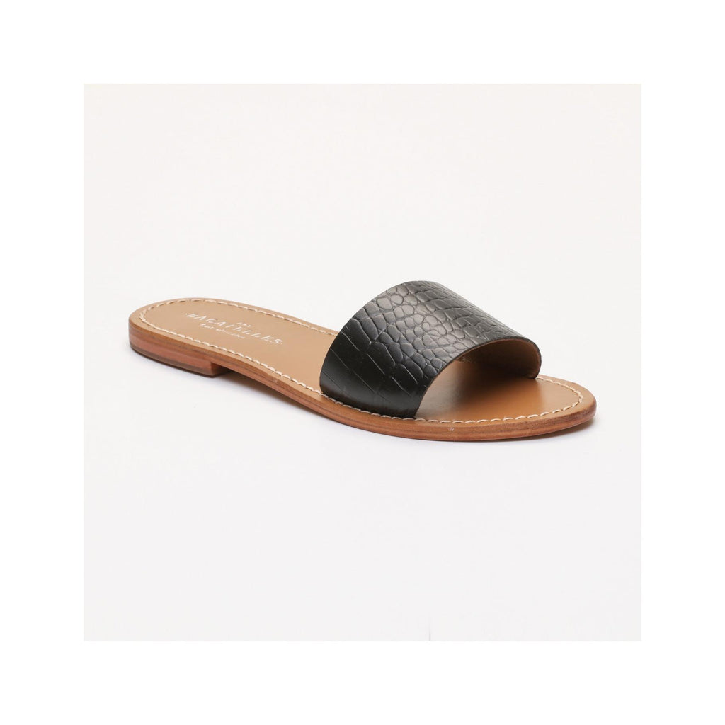 Sandales York - Croco Noir