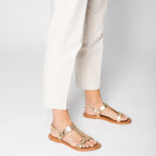 Sandales Burke - Or Fonce