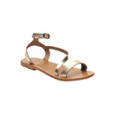 Les Bagatelles - Sandales Plates Coney - Dark - Gold