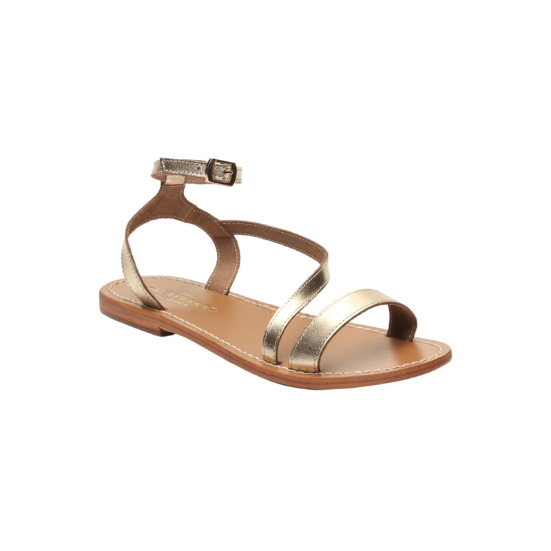 Les Bagatelles - Sandales Plates Coney - Dark - Gold