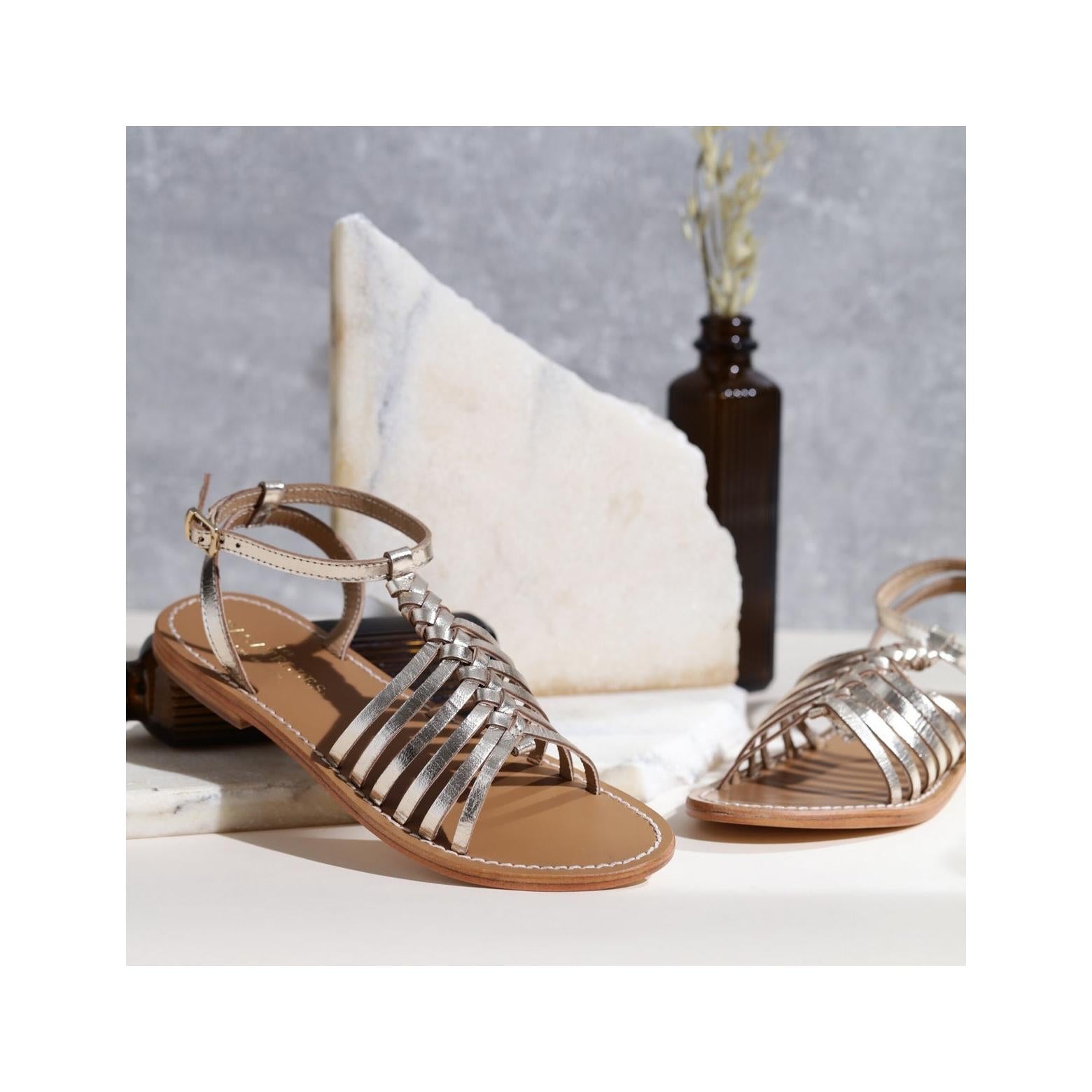 Sandalias Panamá - Oro