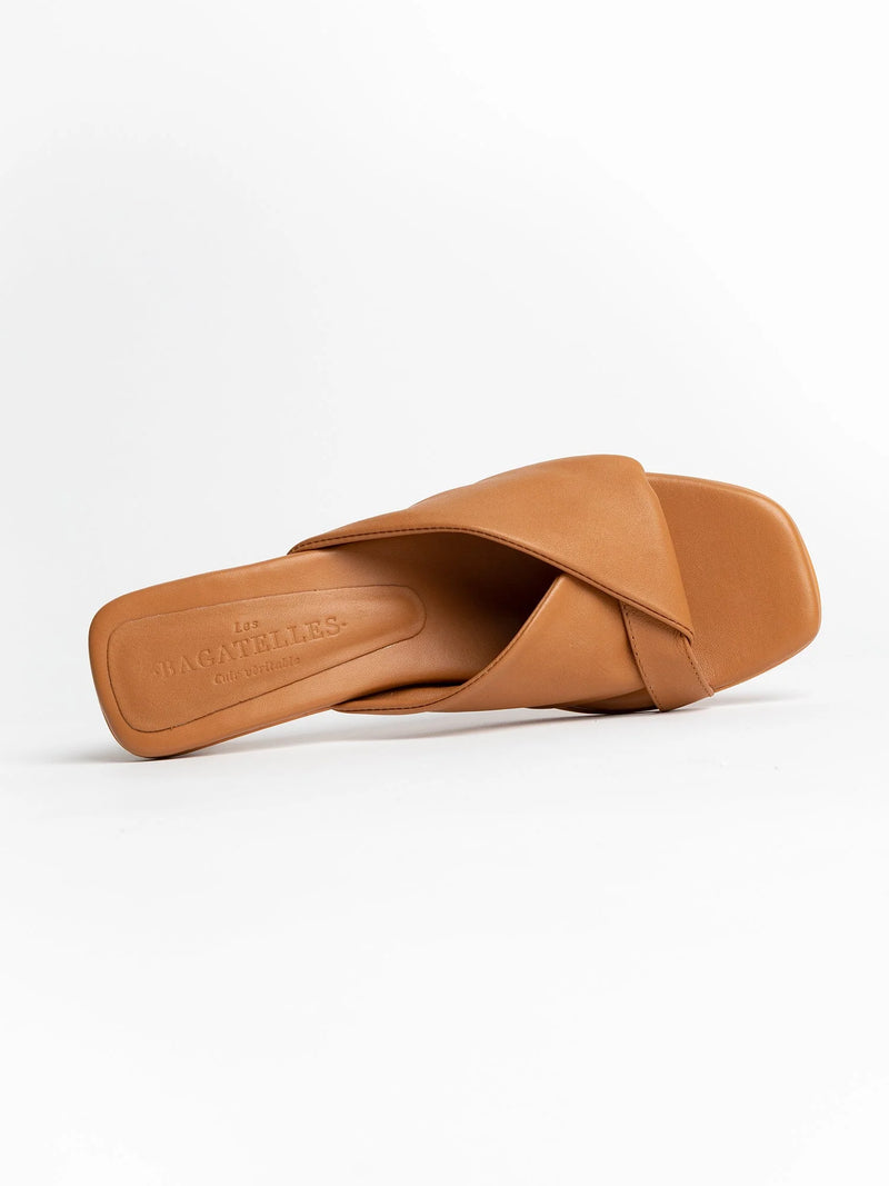 Sandalias Tacón Coahoma - Camel Claro