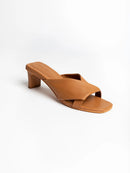 Sandalias Tacón Coahoma - Camel Claro