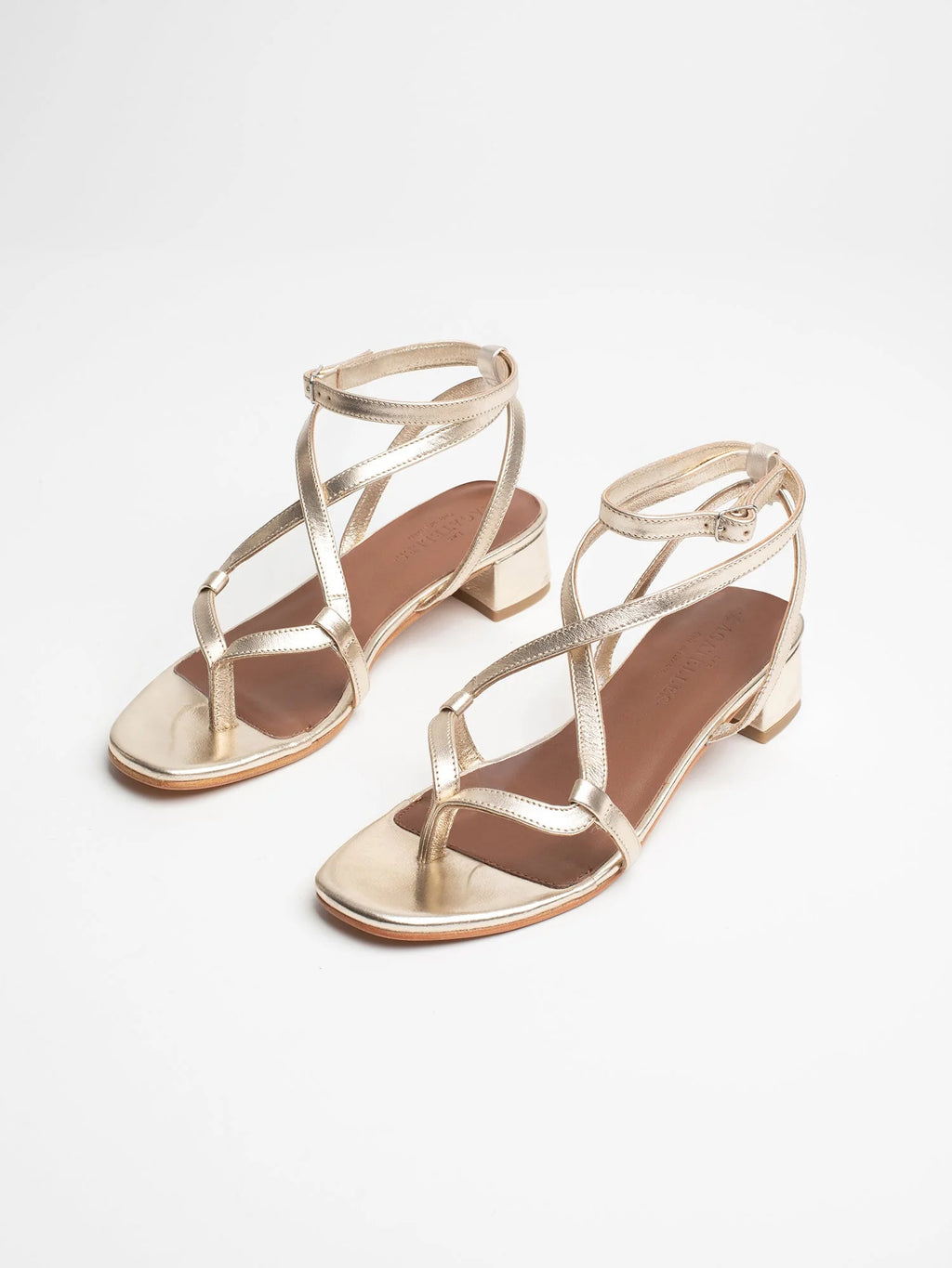 Halona Heeled Sandals - Gold