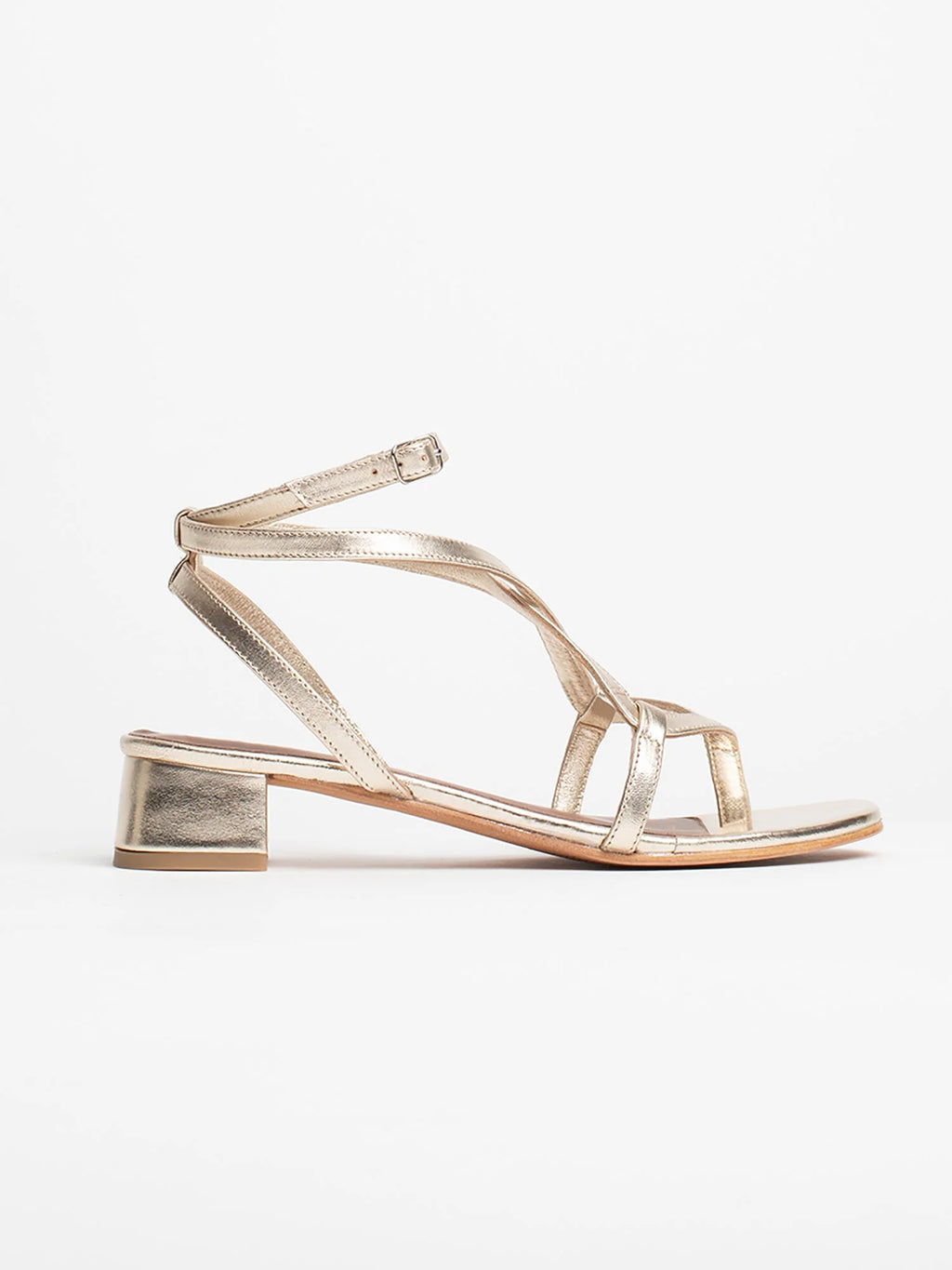 Halona Heeled Sandals - Gold