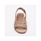 Hateya Heeled Sandals - Beige