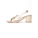 Isi Heeled Sandals - Gold