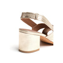 Isi Heeled Sandals - Gold