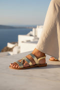 Jade Sandals - Dark Gold