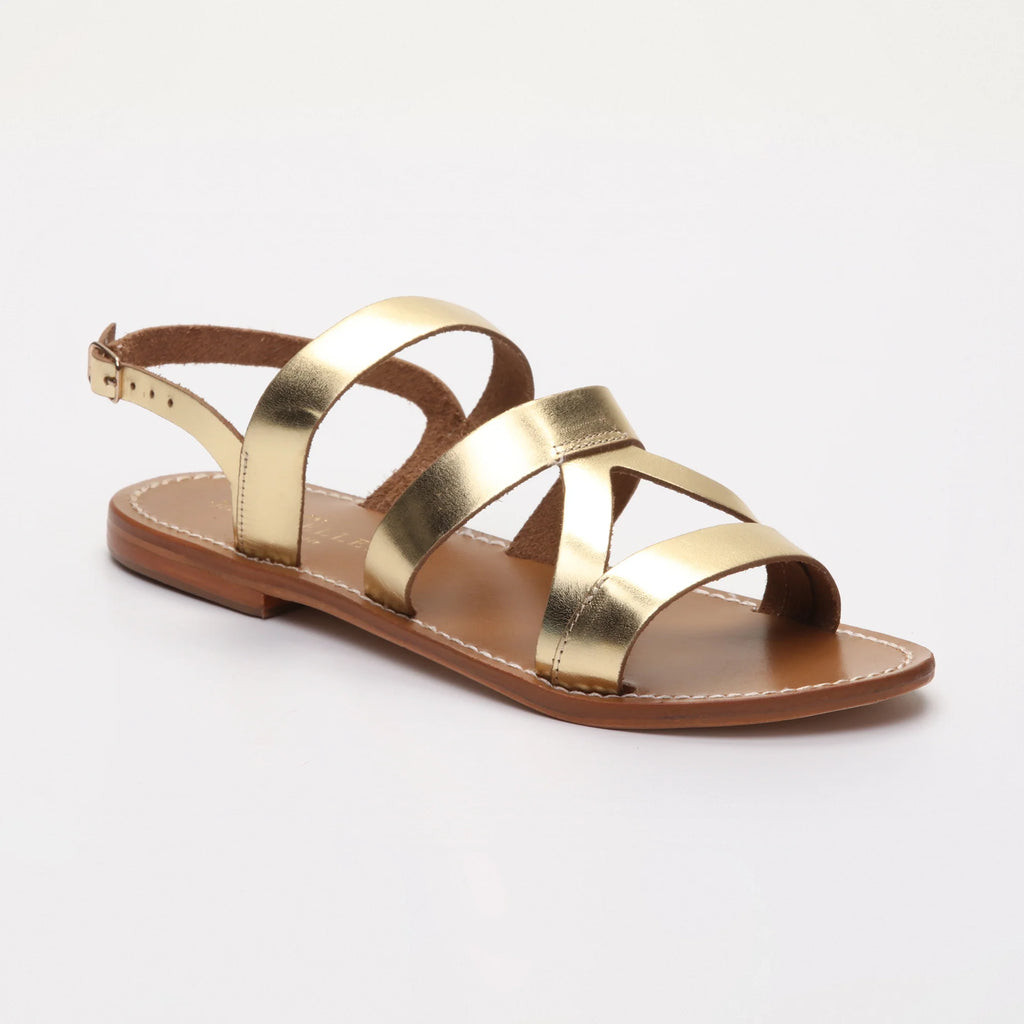 Jade Sandals - Dark Gold