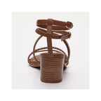 Sandalias De Tacón Gentry - Camel