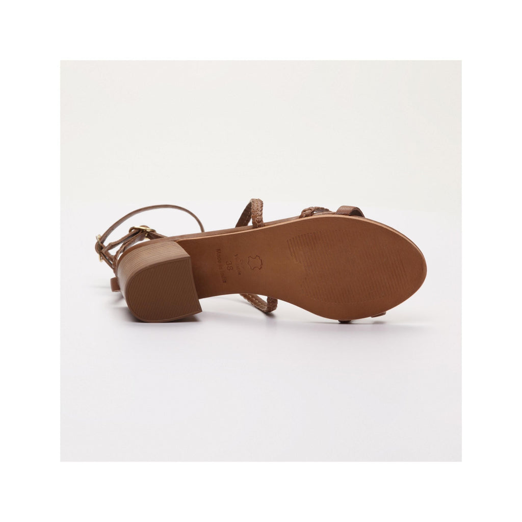 Sandalias De Tacón Gentry - Camel