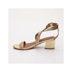 Sandalias de tacón Gizelle - Dorado oscuro