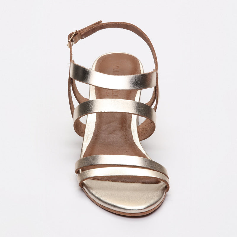 Les Bagatelles - Sandalias Tacón Gala - Dorado