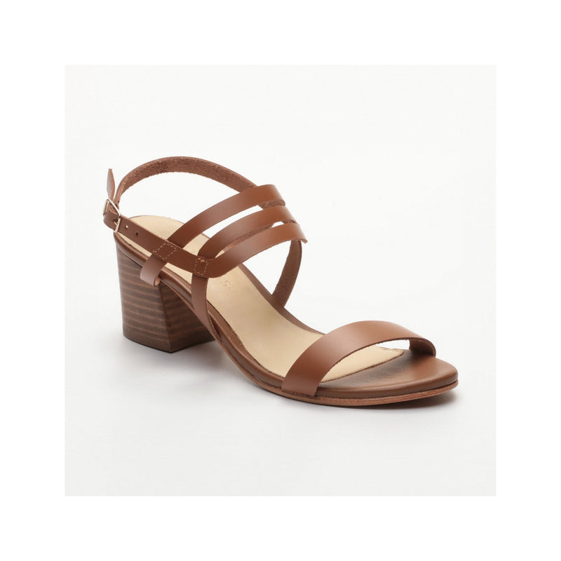 Les Bagatelles - Sandalias Tacón Gretel - Camel