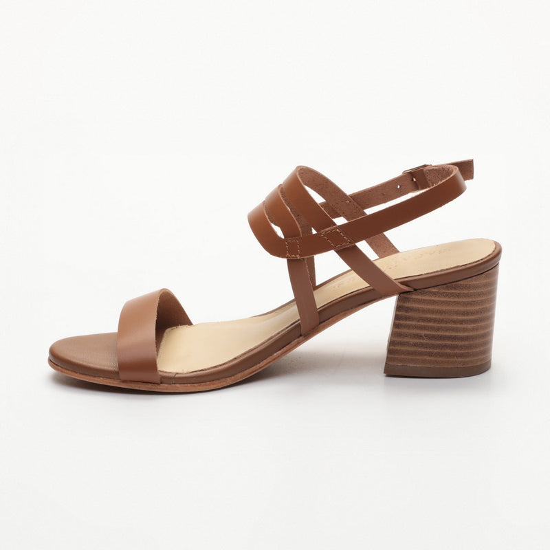 Les Bagatelles - Sandalias Tacón Gretel - Camel