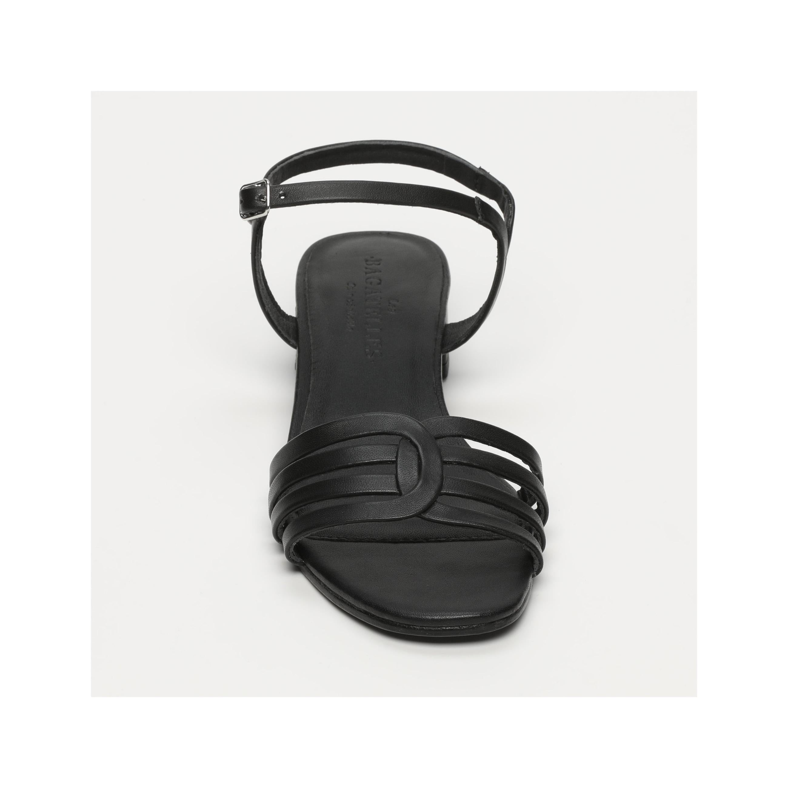 Gionna Heeled Sandals - Black