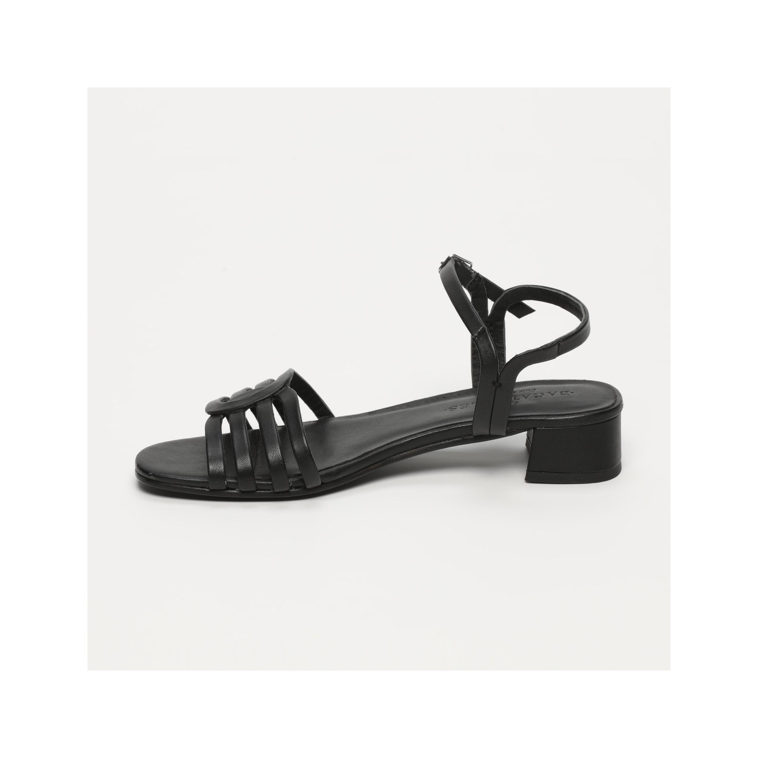 Gionna Heeled Sandals - Black