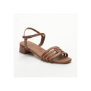 Sandales A Talons Gionna - Camel