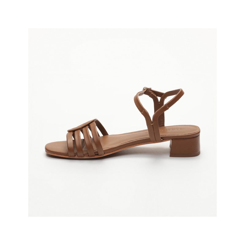 Sandales A Talons Gionna - Camel