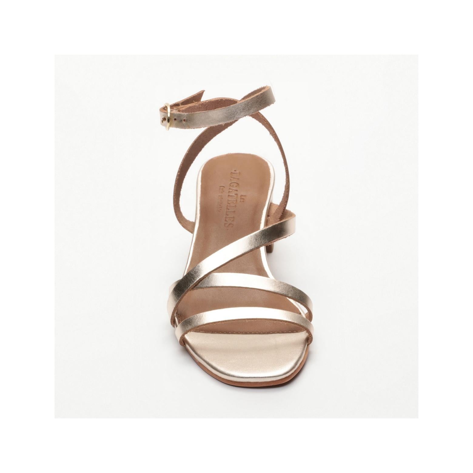 Sandales A Talons Gisselle - Doré