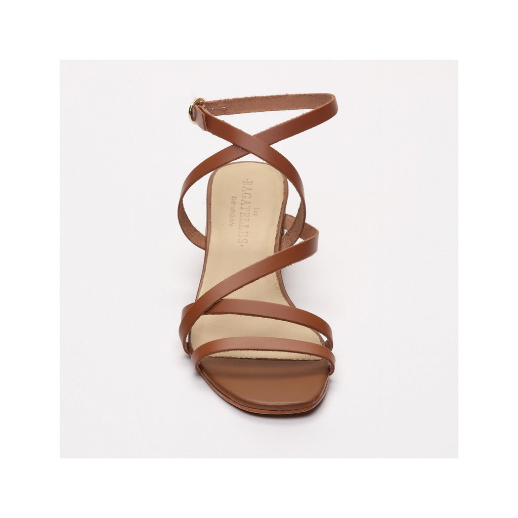 Les Bagatelles - Sandales Talons Gisselle - Camel