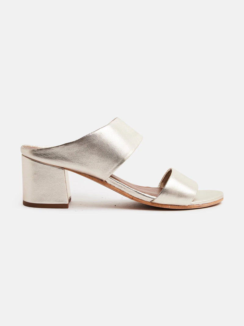 Sandalias de tacón Gina - Platino