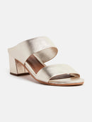Sandalias de tacón Gina - Platino