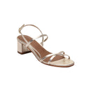 Graciela Platinum Heeled Sandals