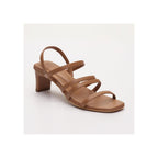 Sandalias de Tacón Grey - Camel