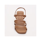 Sandalias de Tacón Grey - Camel