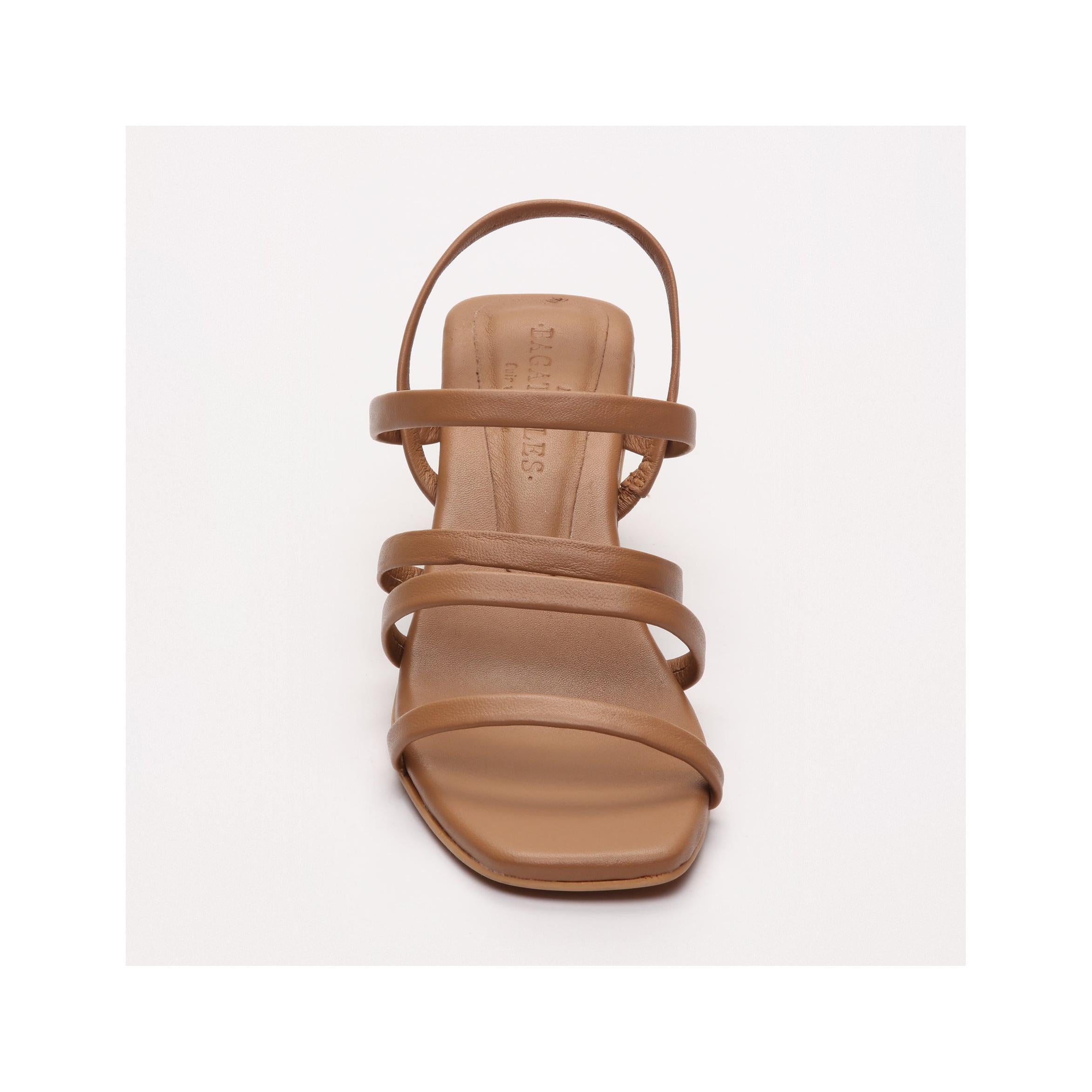 Sandalias de Tacón Grey - Camel