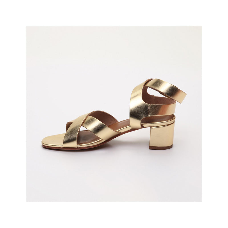 Sandales Talons Genessis - Dark Gold