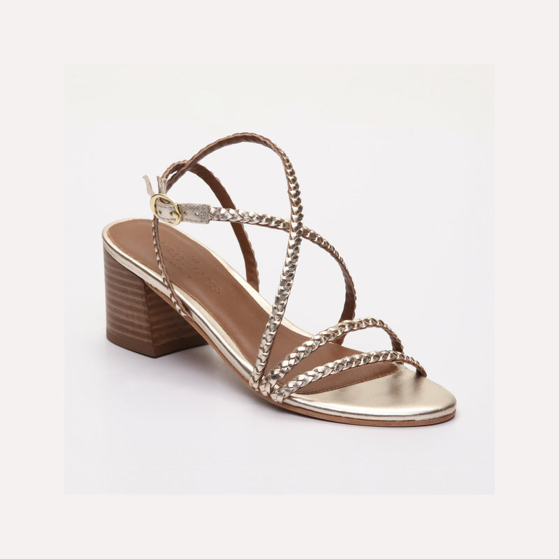 Les Bagatelles - Sandalias Tacón Georgianna - Dorado