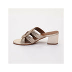 Les Bagatelles - Gurnoor Heeled Sandals - Gold
