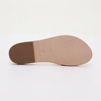 Sandalias York - Croco Dorado Claro