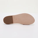 York Sandals - Light Gold Croco
