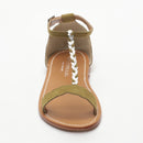 Sandales Clark - Olive et Argent