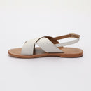 Sandales Sibella - Blanc Croco
