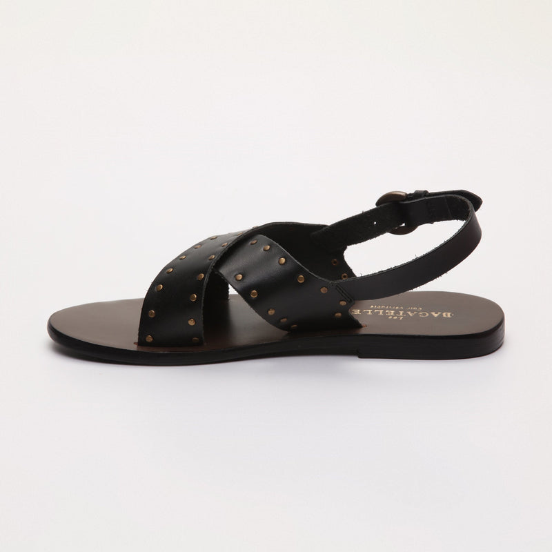 Les Bagatelles - Sandalias Planas Waylon - Negro