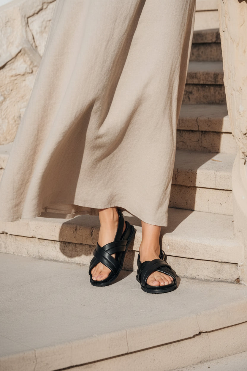 Sandales Confort Abhiprithi - Black