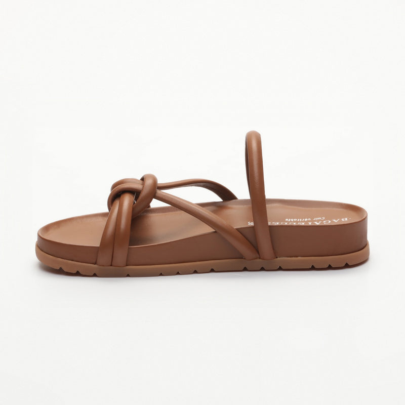 Abhirami Sandals - Camel