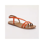 Les Bagatelles - Abinaya Sandals - Fluorescent Orange