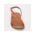 Les Bagatelles - Abinaya Sandals - Fluorescent Orange