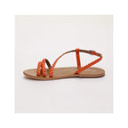 Les Bagatelles - Abinaya Sandals - Fluorescent Orange