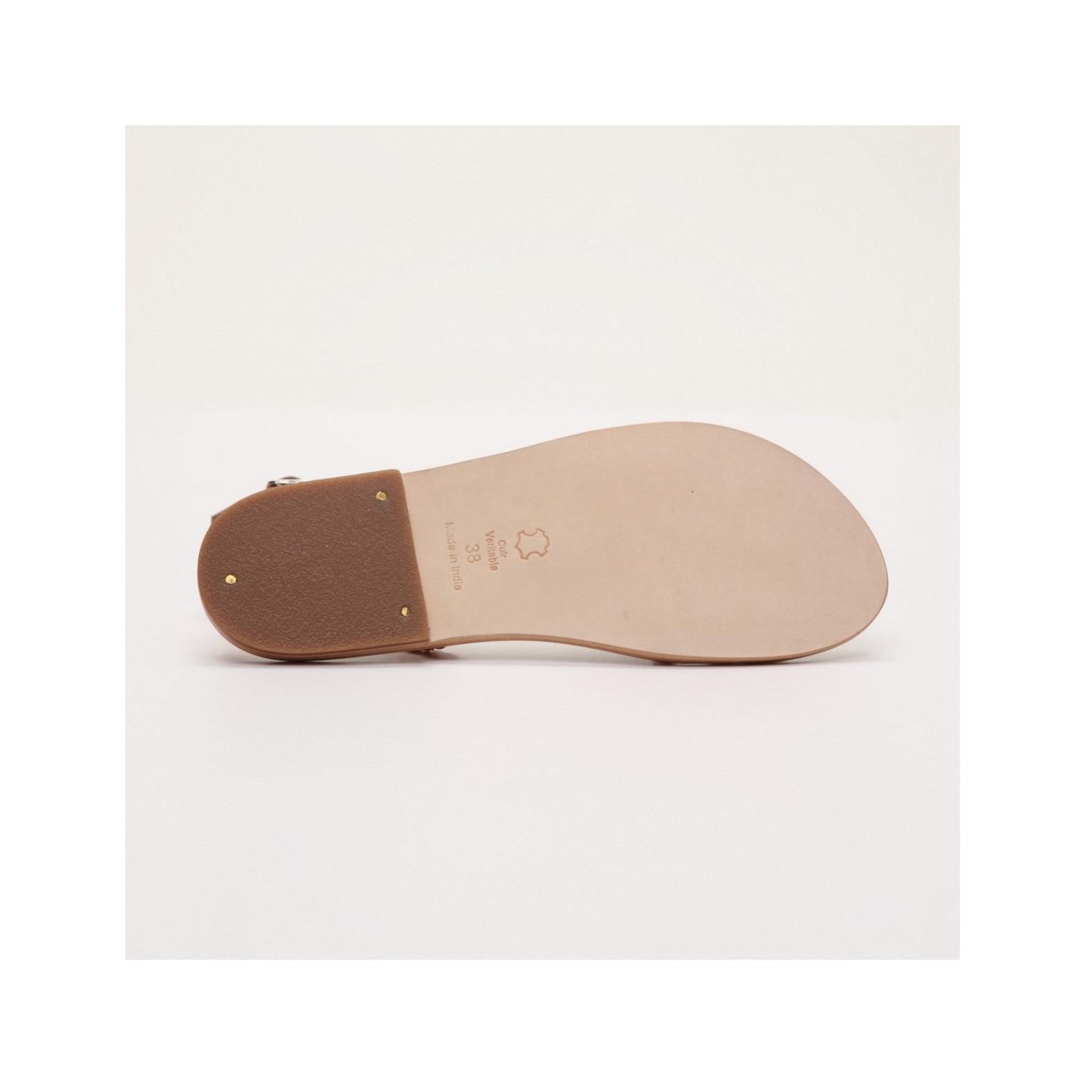 Les Bagatelles - Abinaya Sandals - Fluorescent Orange