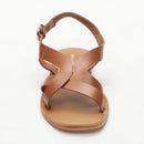 Les Bagatelles - Sandalias Planas Akhila - Camel