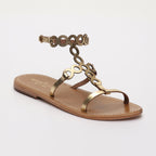 Les Bagatelles - Chaithvika Sandals - Dark Gold