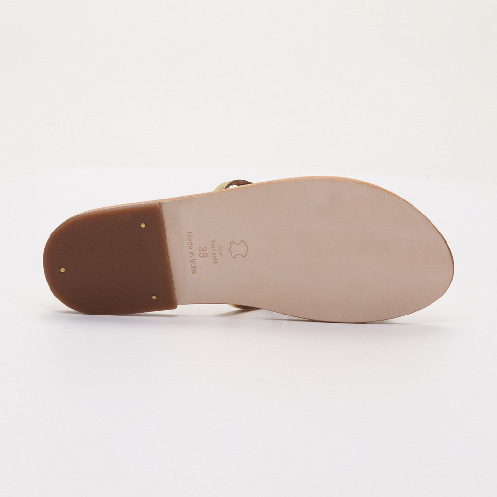 Les Bagatelles - Chaithvika Sandals - Dark Gold